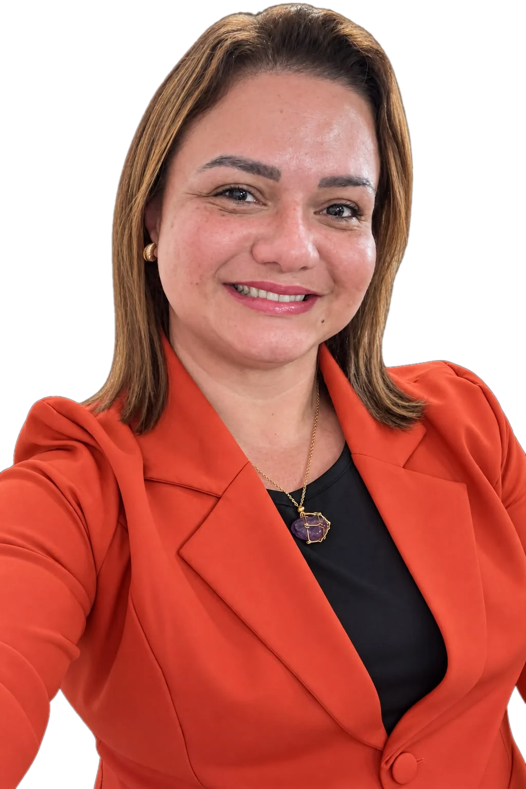 Dra. Taciana Sacramento, advogada fundadora, no escritório